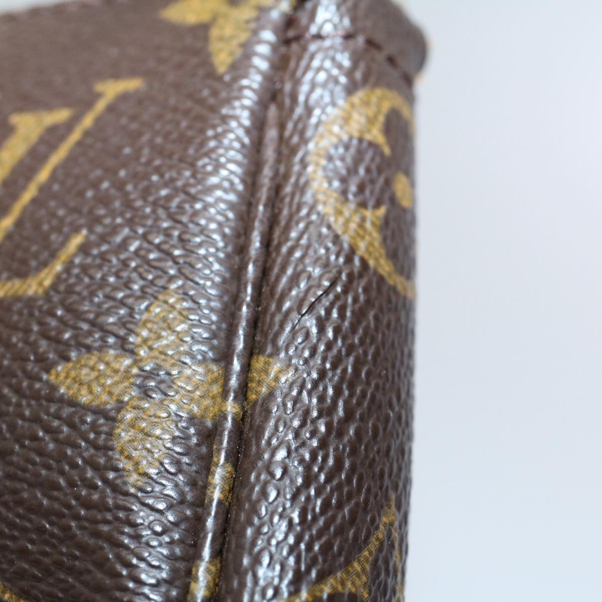 LOUIS VUITTON Monogram Pochette Accessoires Pouch M51980 LV 55868