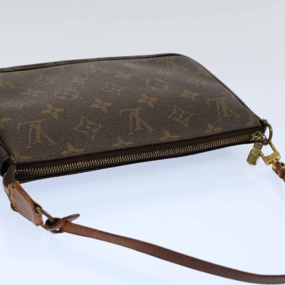 LOUIS VUITTON Monogram Pochette Accessoires Pouch M51980 LV 55870