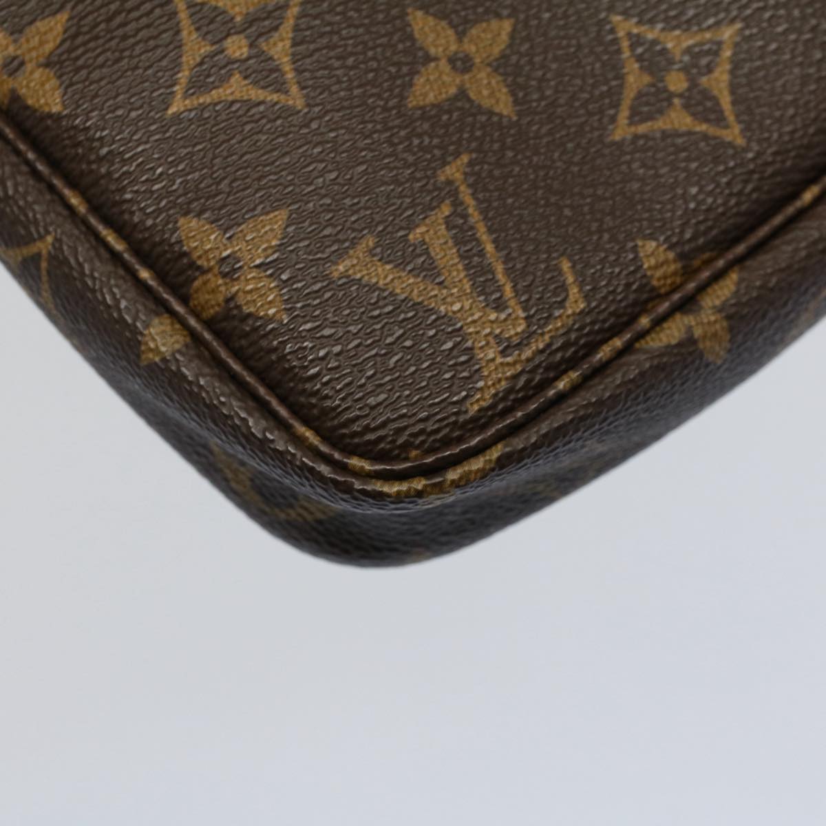 LOUIS VUITTON Monogram Pochette Accessoires Pouch M51980 LV 55871