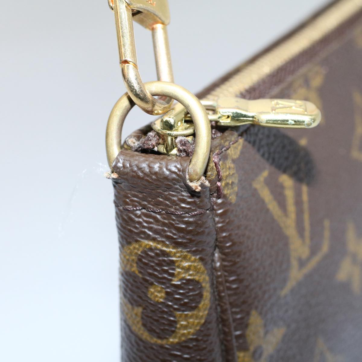 LOUIS VUITTON Monogram Pochette Accessoires Pouch M51980 LV 55874