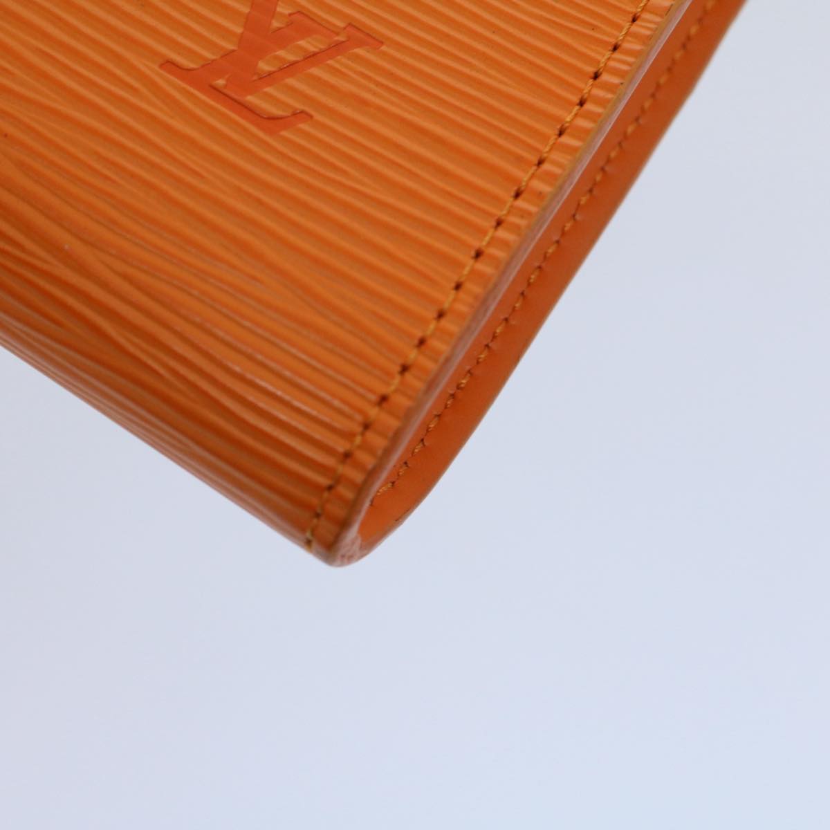 LOUIS VUITTON Epi Pochette Accessoires Pouch Orange Mandarin M5294H 55878