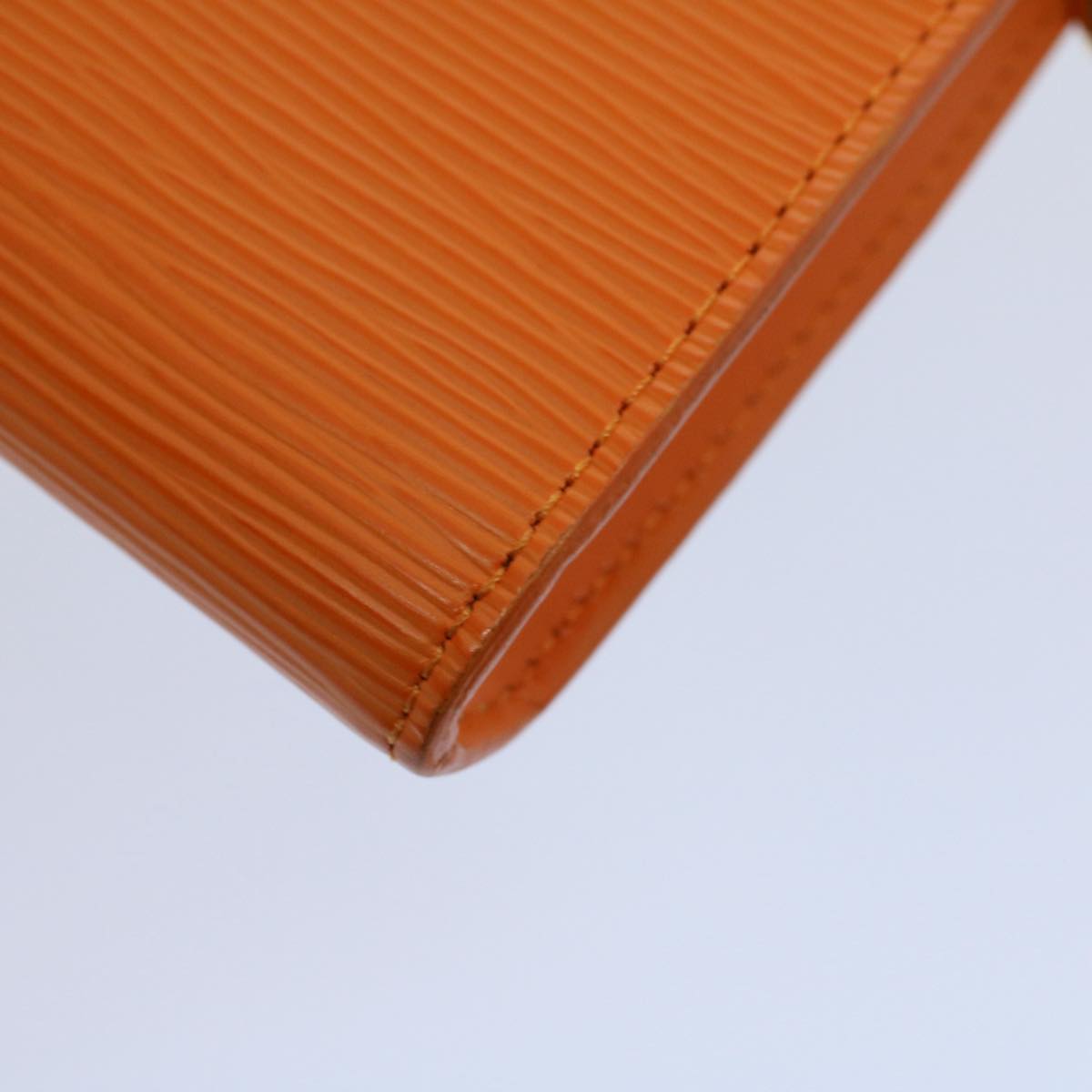 LOUIS VUITTON Epi Pochette Accessoires Pouch Orange Mandarin M5294H 55878