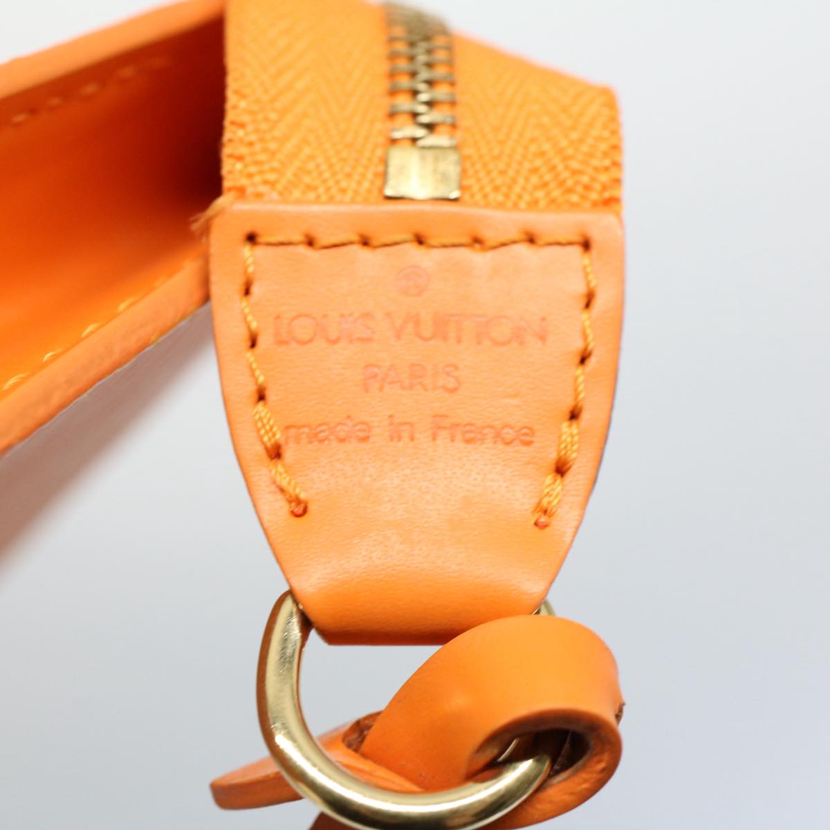 LOUIS VUITTON Epi Pochette Accessoires Pouch Orange Mandarin M5294H 55878