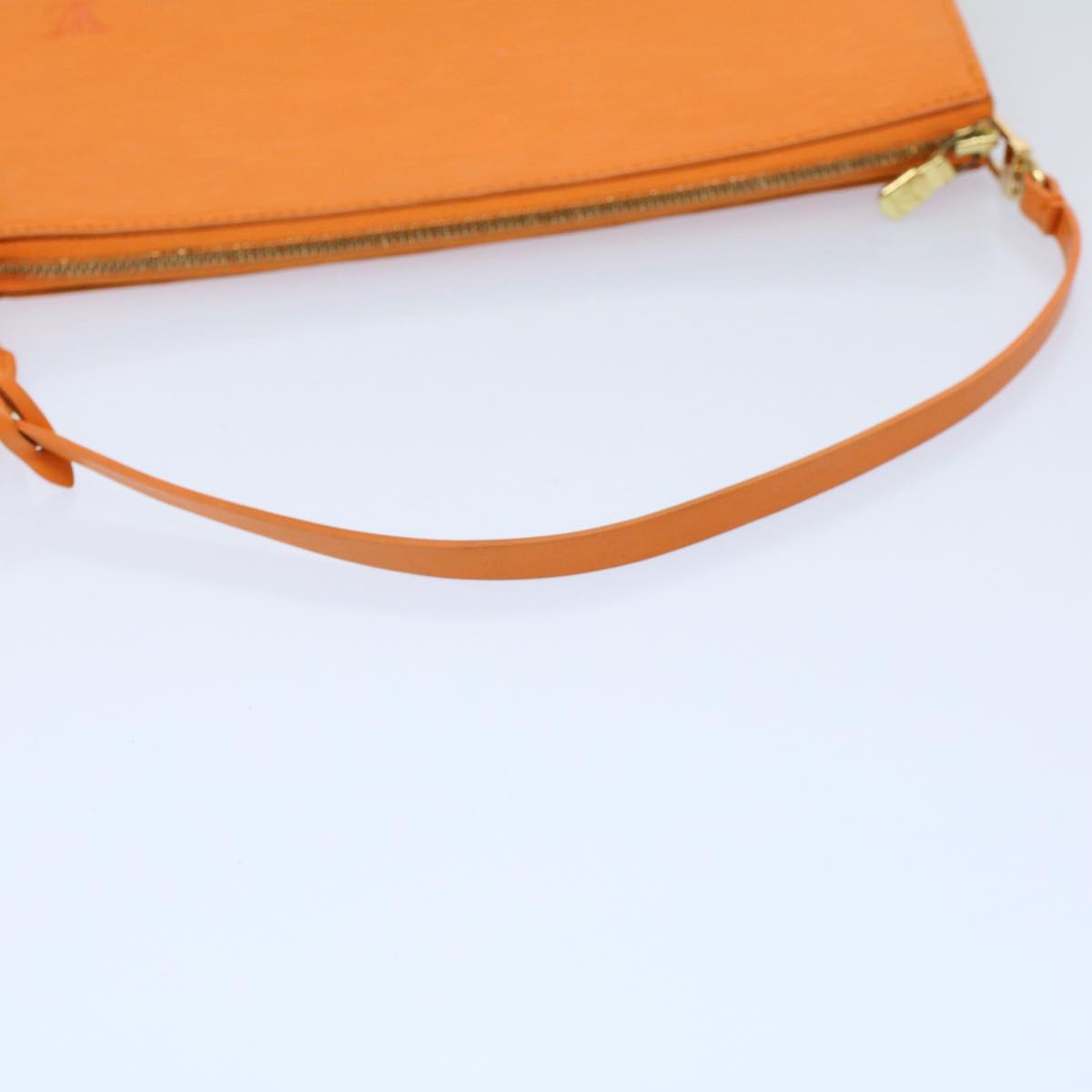 LOUIS VUITTON Epi Pochette Accessoires Pouch Orange Mandarin M5294H 55878