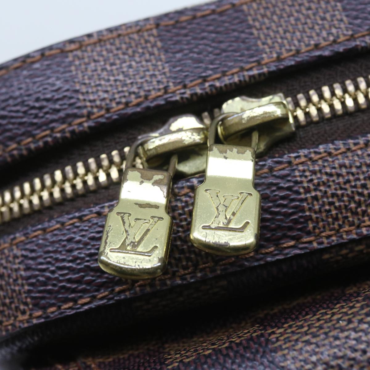 LOUIS VUITTON Damier Ebene Geronimos Shoulder Bag N51994 LV 55896