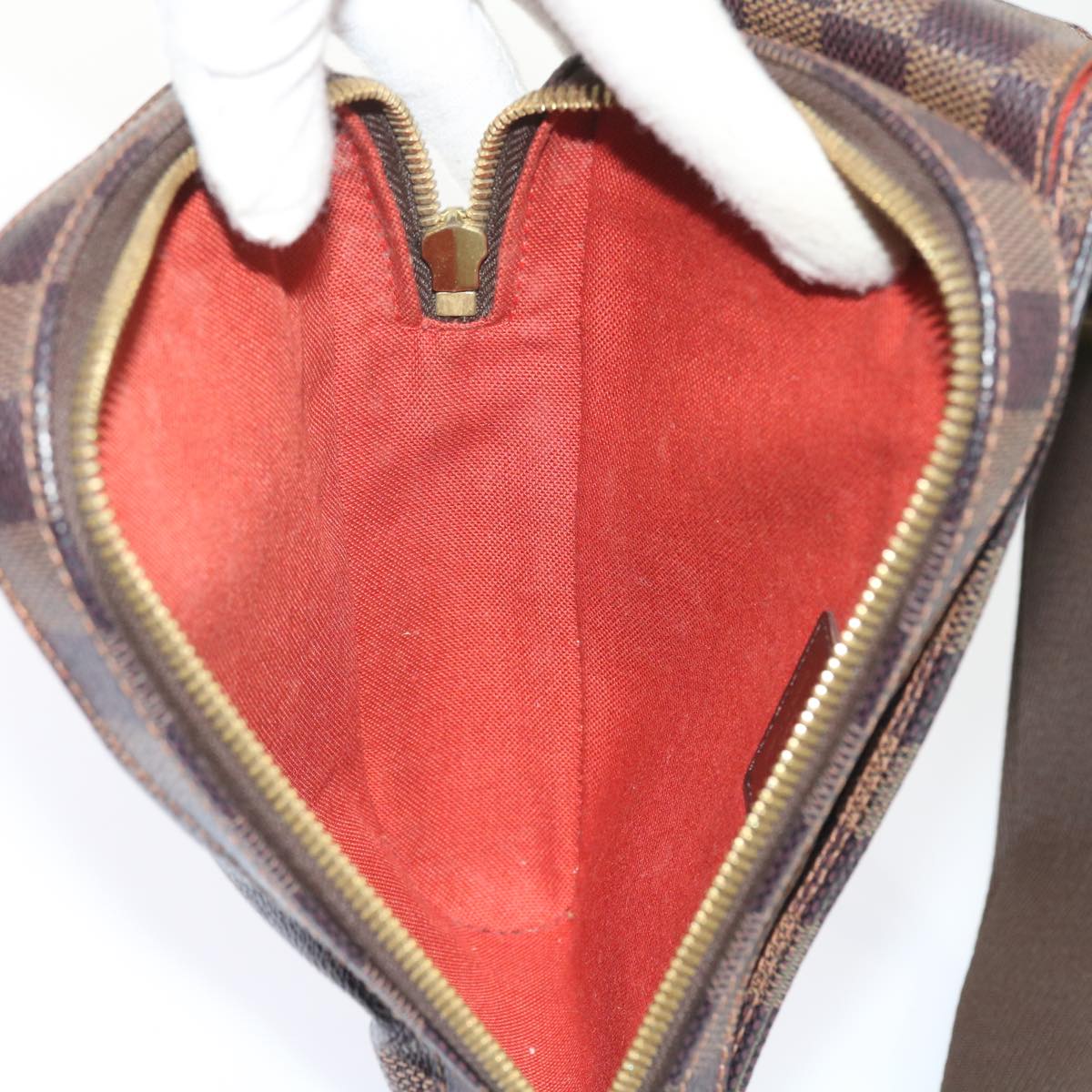 LOUIS VUITTON Damier Ebene Geronimos Shoulder Bag N51994 LV 55896