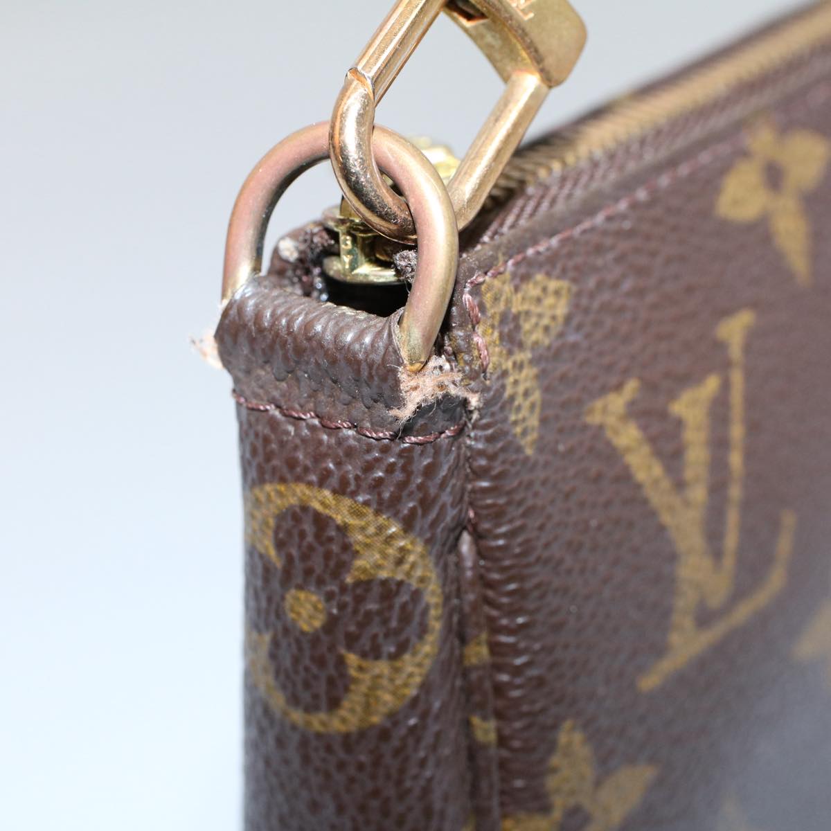LOUIS VUITTON Monogram Pochette Accessoires Pouch M51980 LV 55912