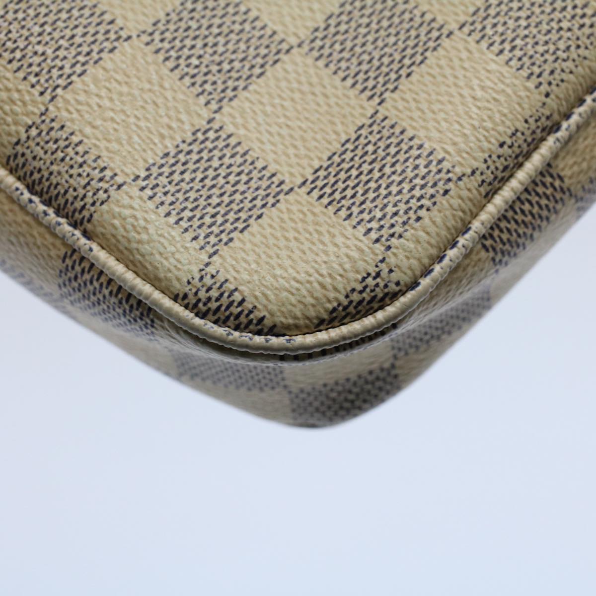 LOUIS VUITTON Damier Azur Pochette Accessoires Pouch N51986 LV 55913
