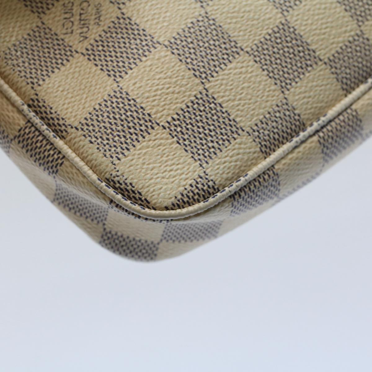 LOUIS VUITTON Damier Azur Pochette Accessoires Pouch N51986 LV 55913