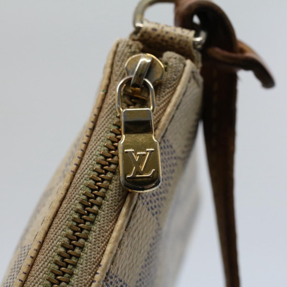 LOUIS VUITTON Damier Azur Pochette Accessoires Pouch N51986 LV 55913