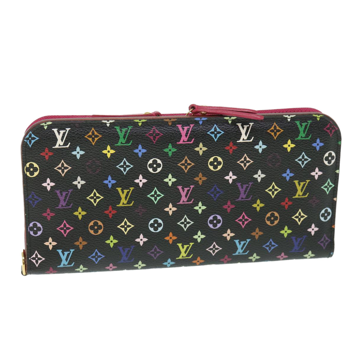 LOUIS VUITTON Multicolor Portefeuille Insolite Wallet Black M93755 55918A