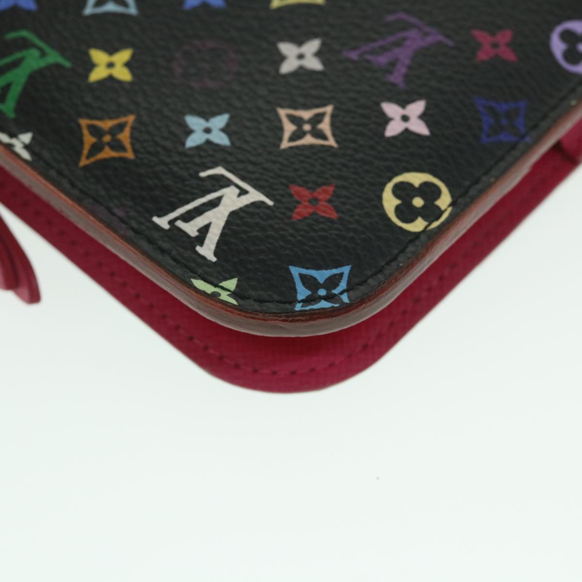 LOUIS VUITTON Multicolor Portefeuille Insolite Wallet Black M93755 55918A