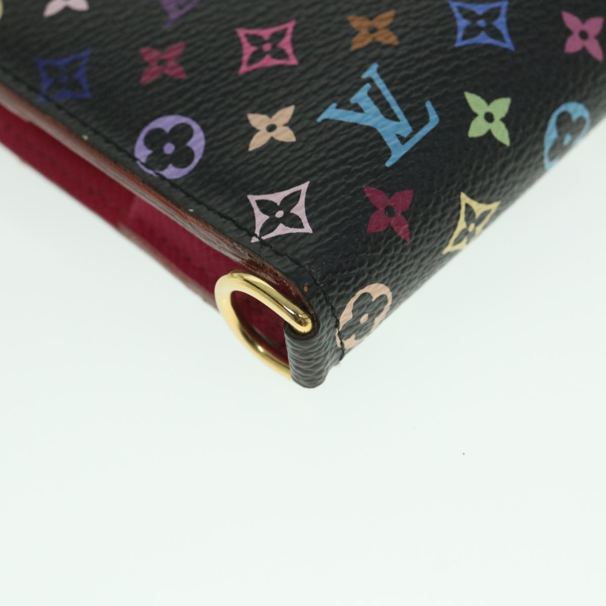 LOUIS VUITTON Multicolor Portefeuille Insolite Wallet Black M93755 55918A