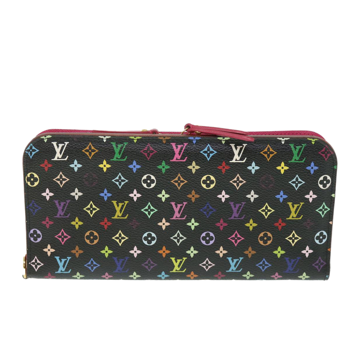 LOUIS VUITTON Multicolor Portefeuille Insolite Wallet Black M93755 55918A