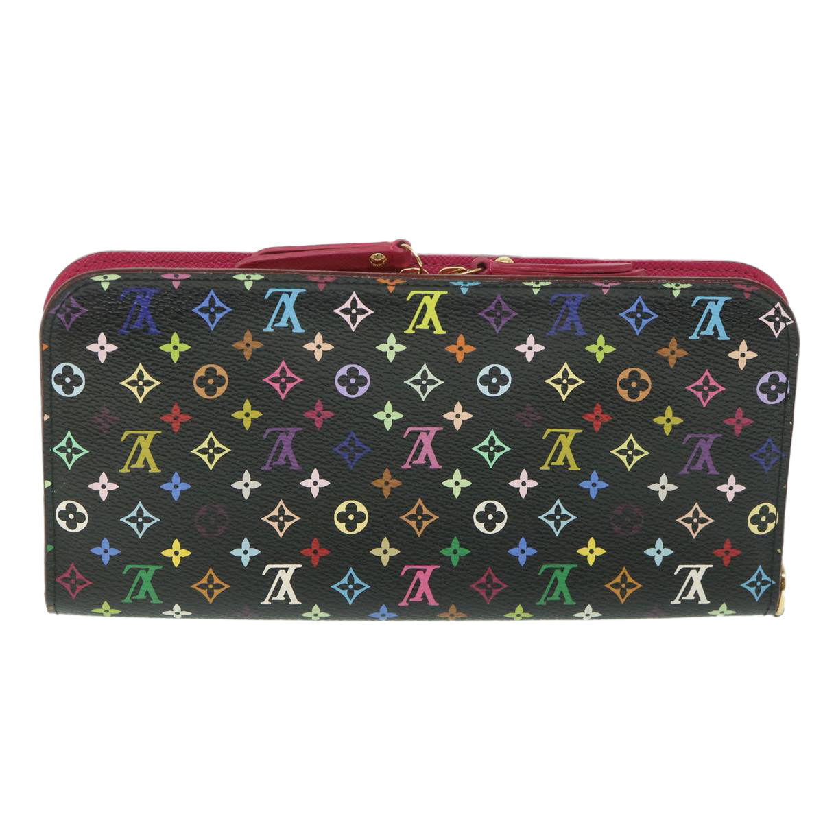 LOUIS VUITTON Multicolor Portefeuille Insolite Wallet Black M93755 55918A