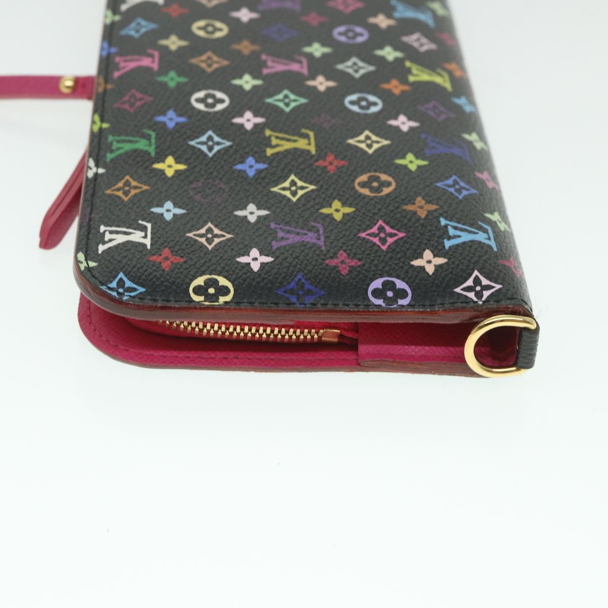 LOUIS VUITTON Multicolor Portefeuille Insolite Wallet Black M93755 55918A