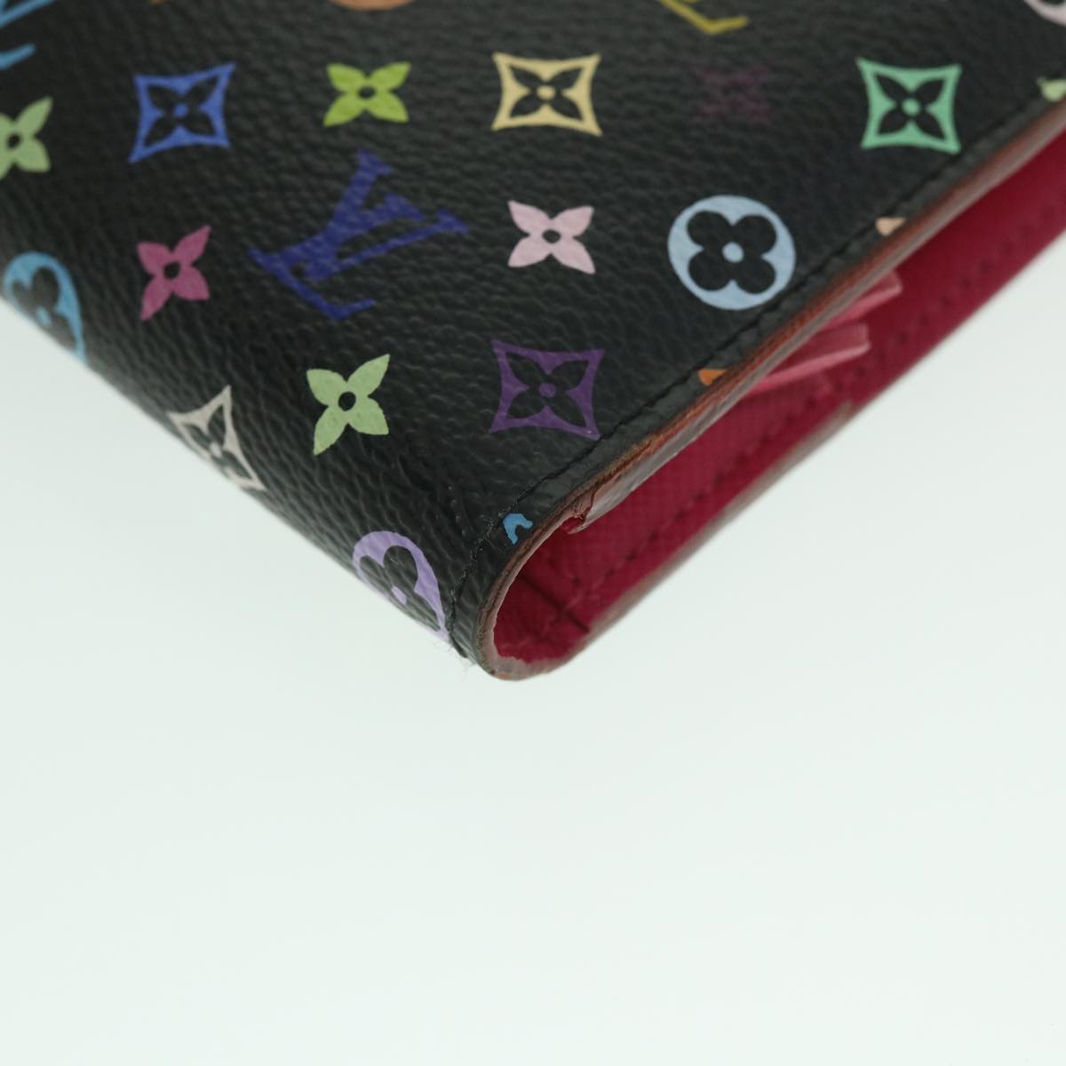 LOUIS VUITTON Multicolor Portefeuille Insolite Wallet Black M93755 55918A