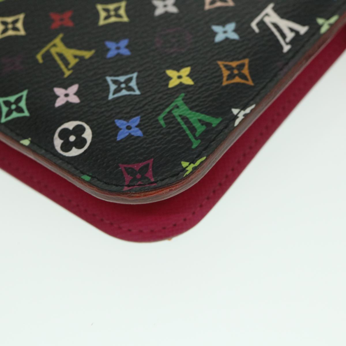 LOUIS VUITTON Multicolor Portefeuille Insolite Wallet Black M93755 55918A