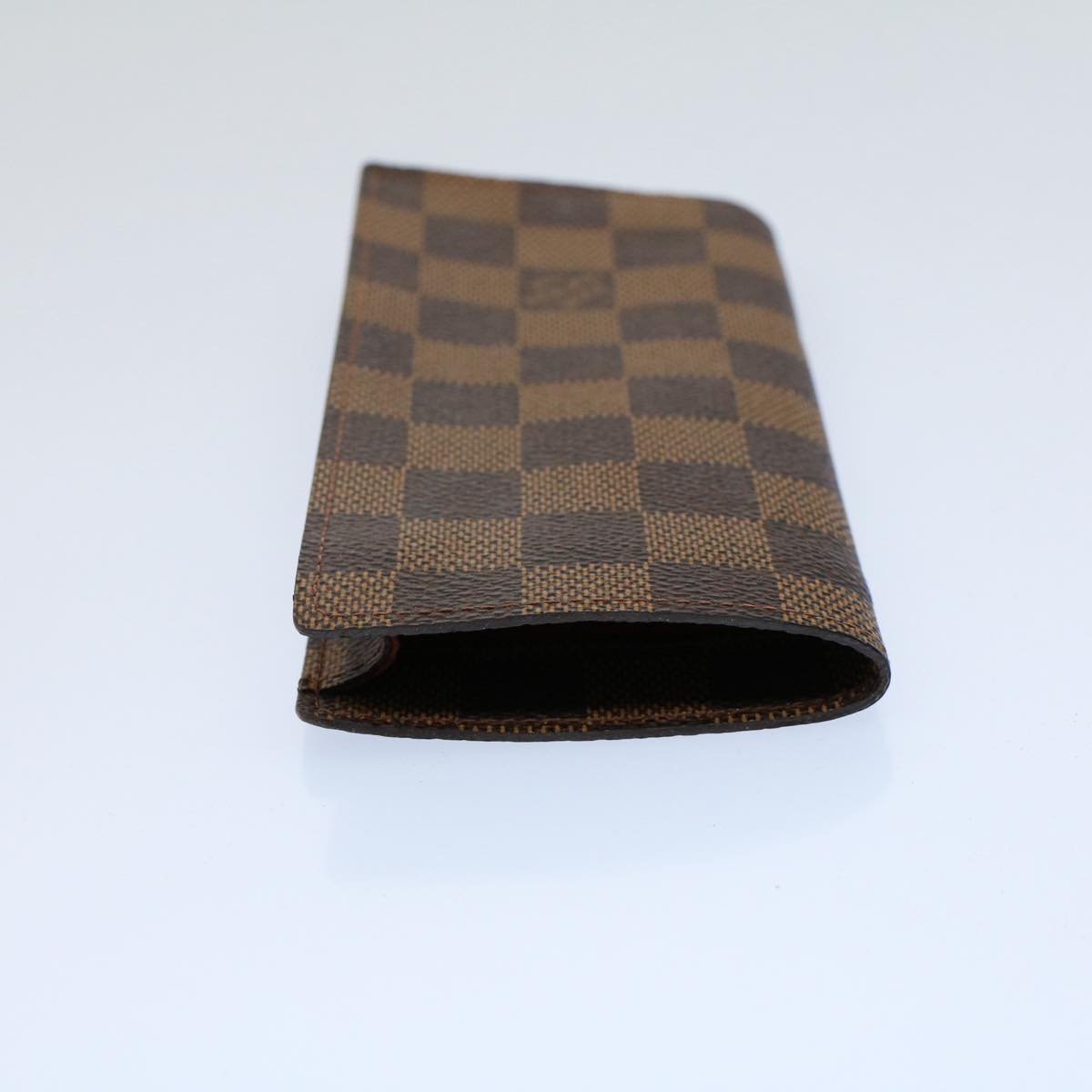LOUIS VUITTON Damier Ebene Etui Lunettes Simple Glasses Case N62964 55919