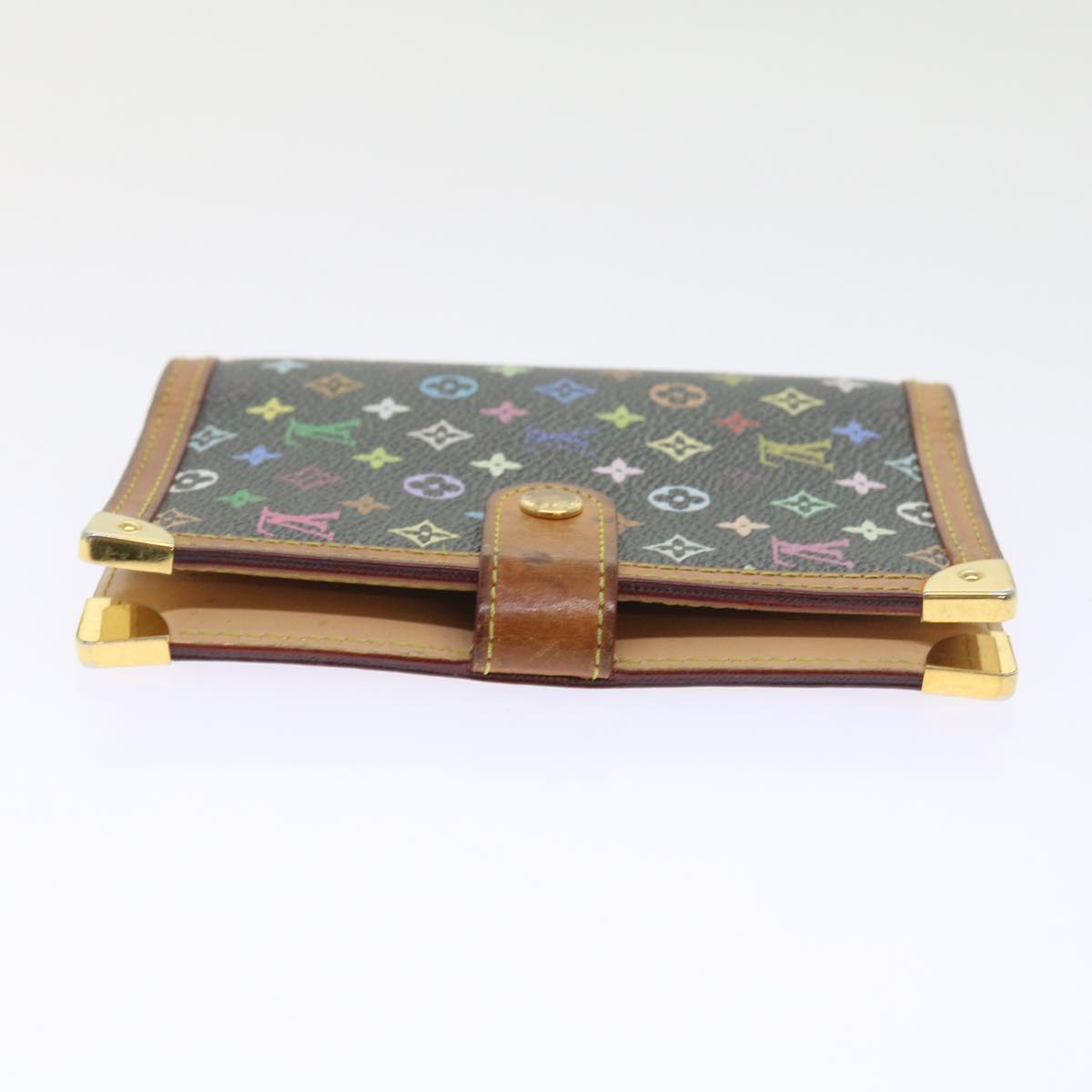LOUIS VUITTON Multicolor Agenda PM Day Planner Cover Black R20895 LV 55920