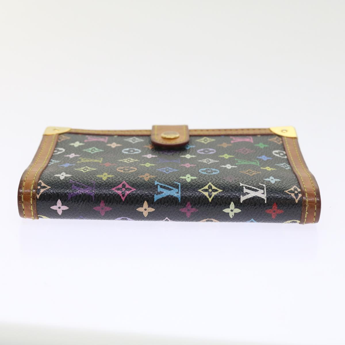 LOUIS VUITTON Multicolor Agenda PM Day Planner Cover Black R20895 LV 55920