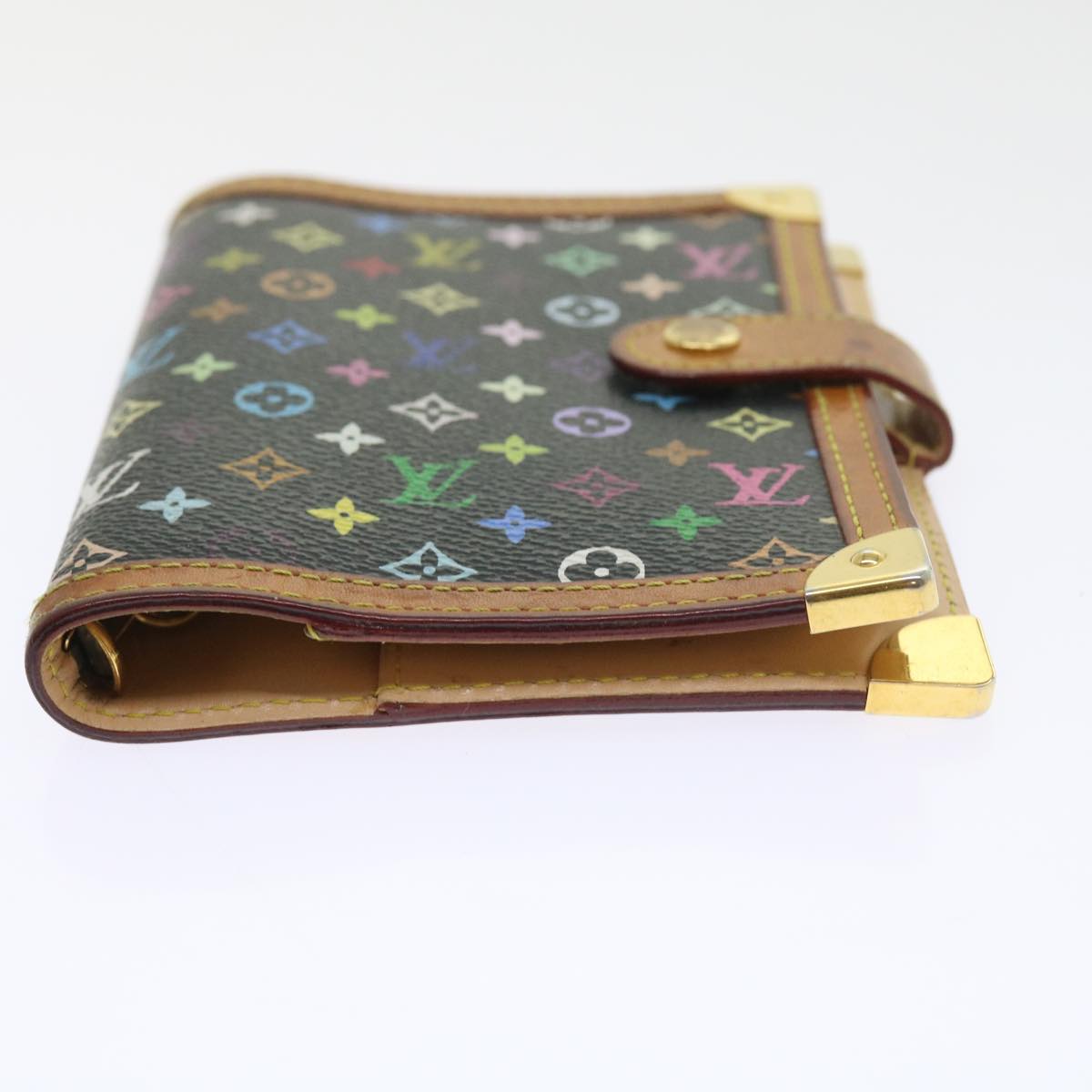 LOUIS VUITTON Multicolor Agenda PM Day Planner Cover Black R20895 LV 55920
