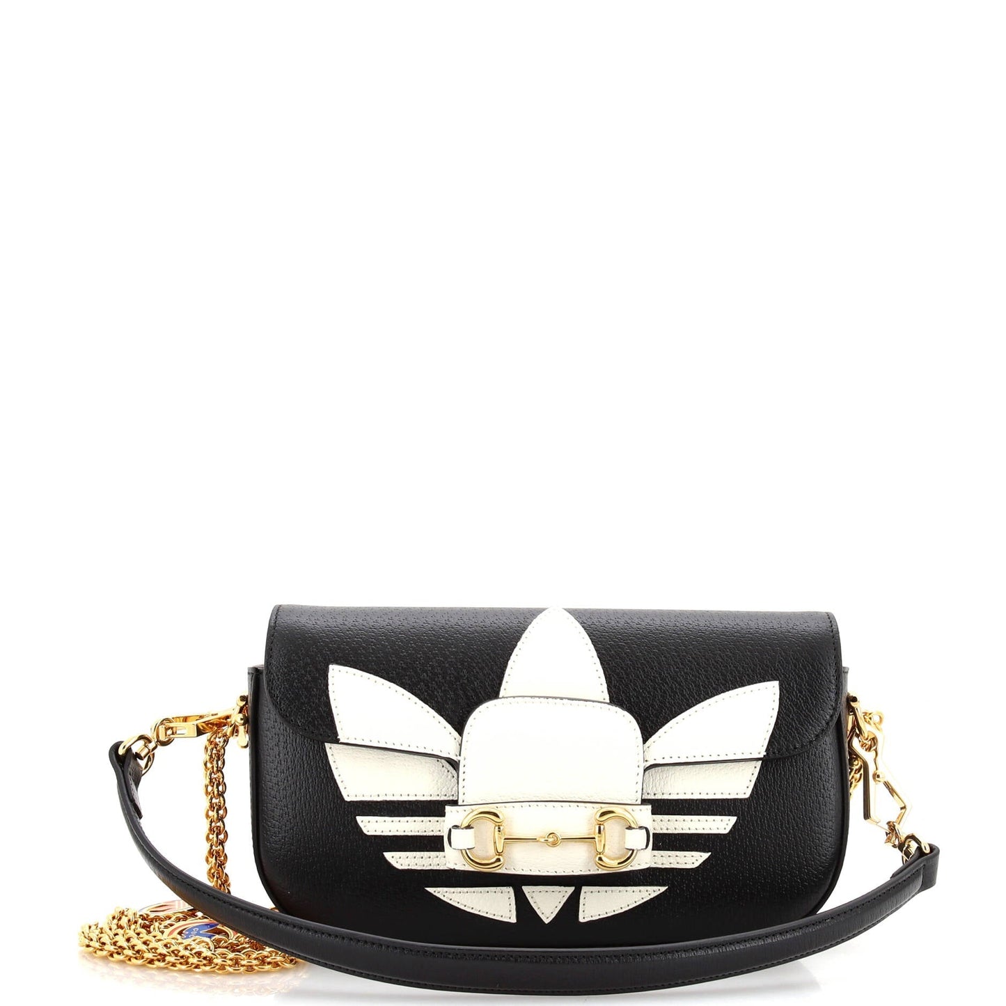 Luxury Gucci Trending 2025 x Adidas Horsebit 1955 Shoulder Bag Leather East West