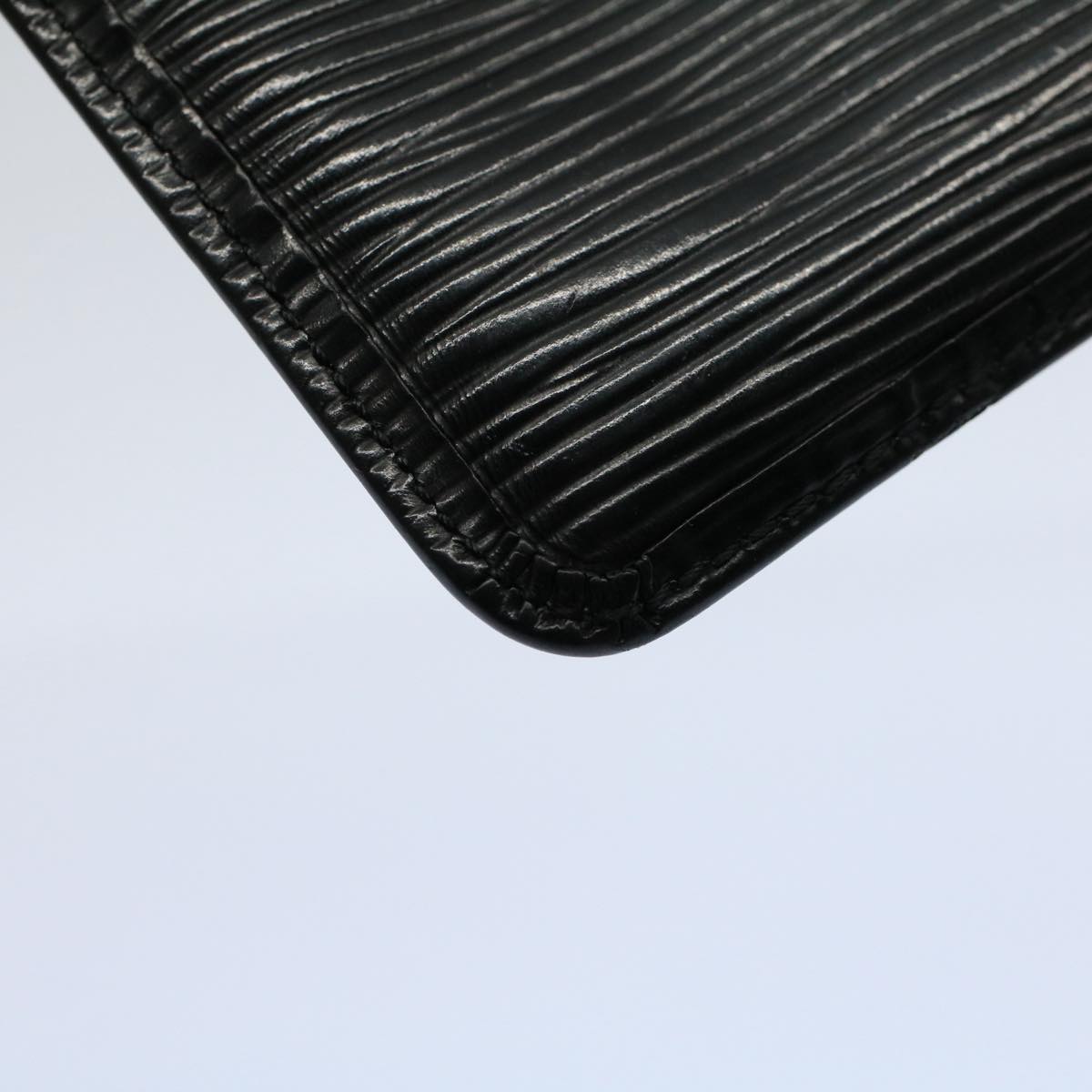 LOUIS VUITTON Epi Pochette Cles Coin Purse Black M63802 LV 55922