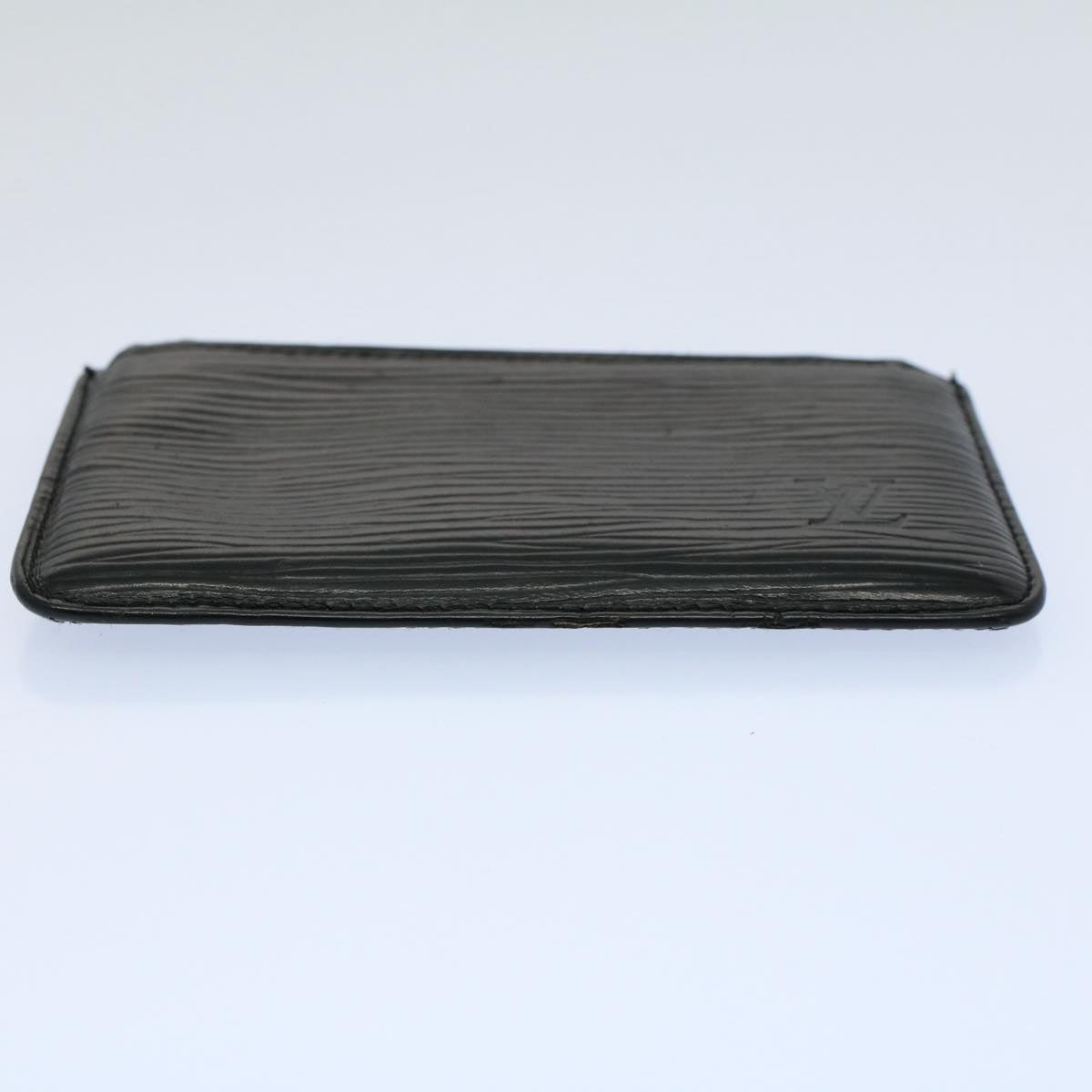 LOUIS VUITTON Epi Pochette Cles Coin Purse Black M63802 LV 55922