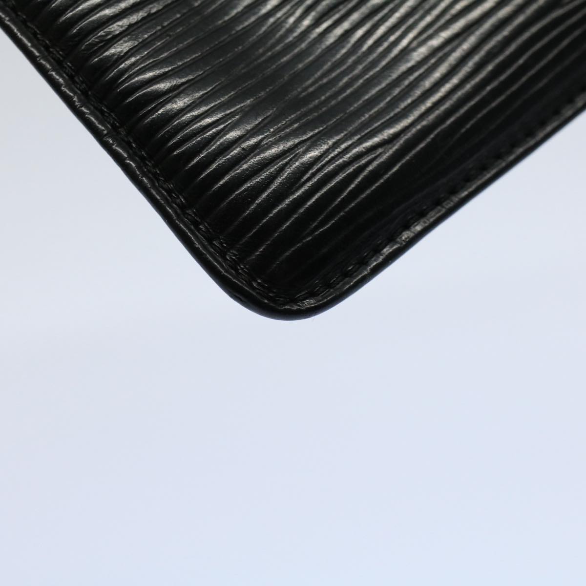 LOUIS VUITTON Epi Pochette Cles Coin Purse Black M63802 LV 55922