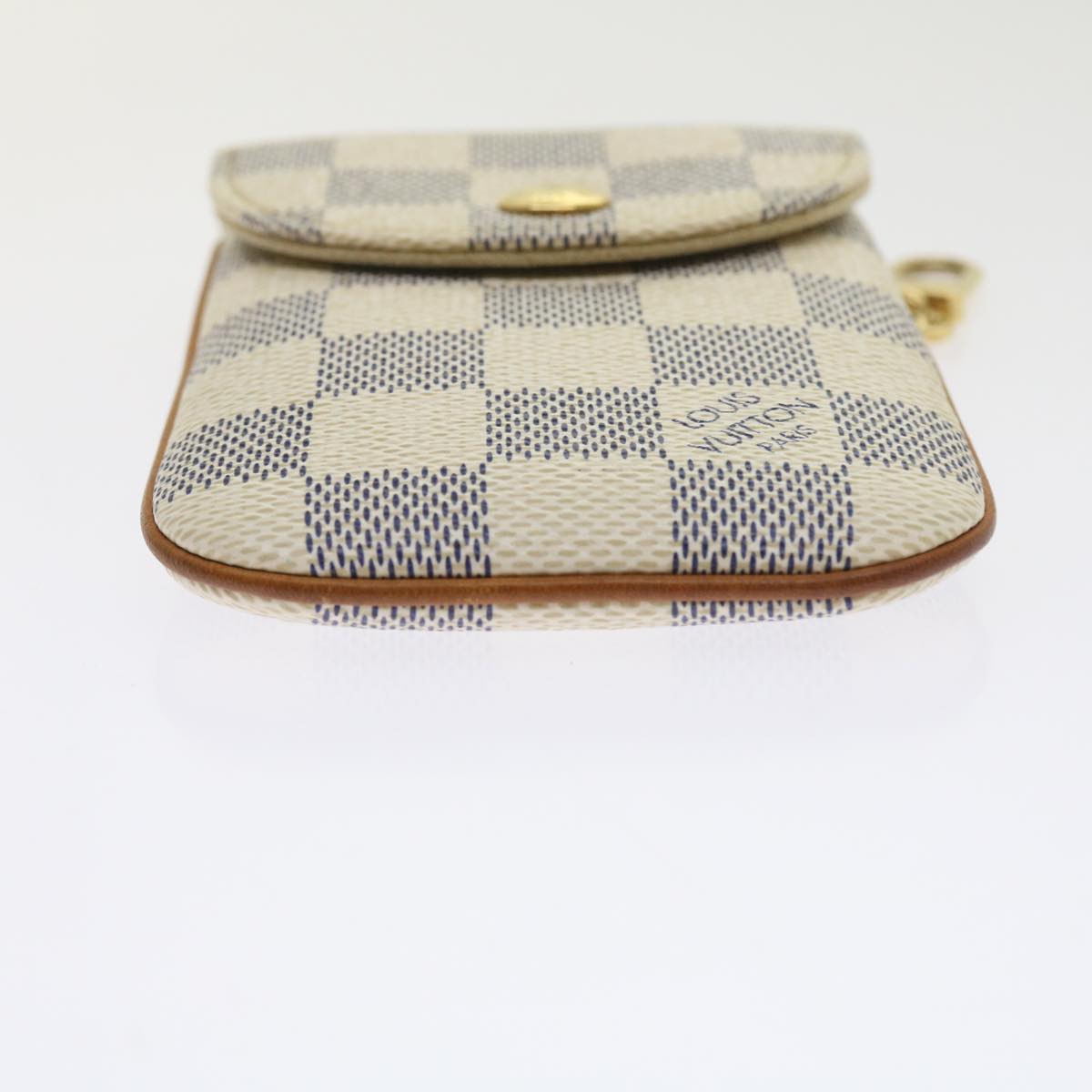 LOUIS VUITTON Damier Azur Etui Telephonne MM Cell Phone Case N60026 55924