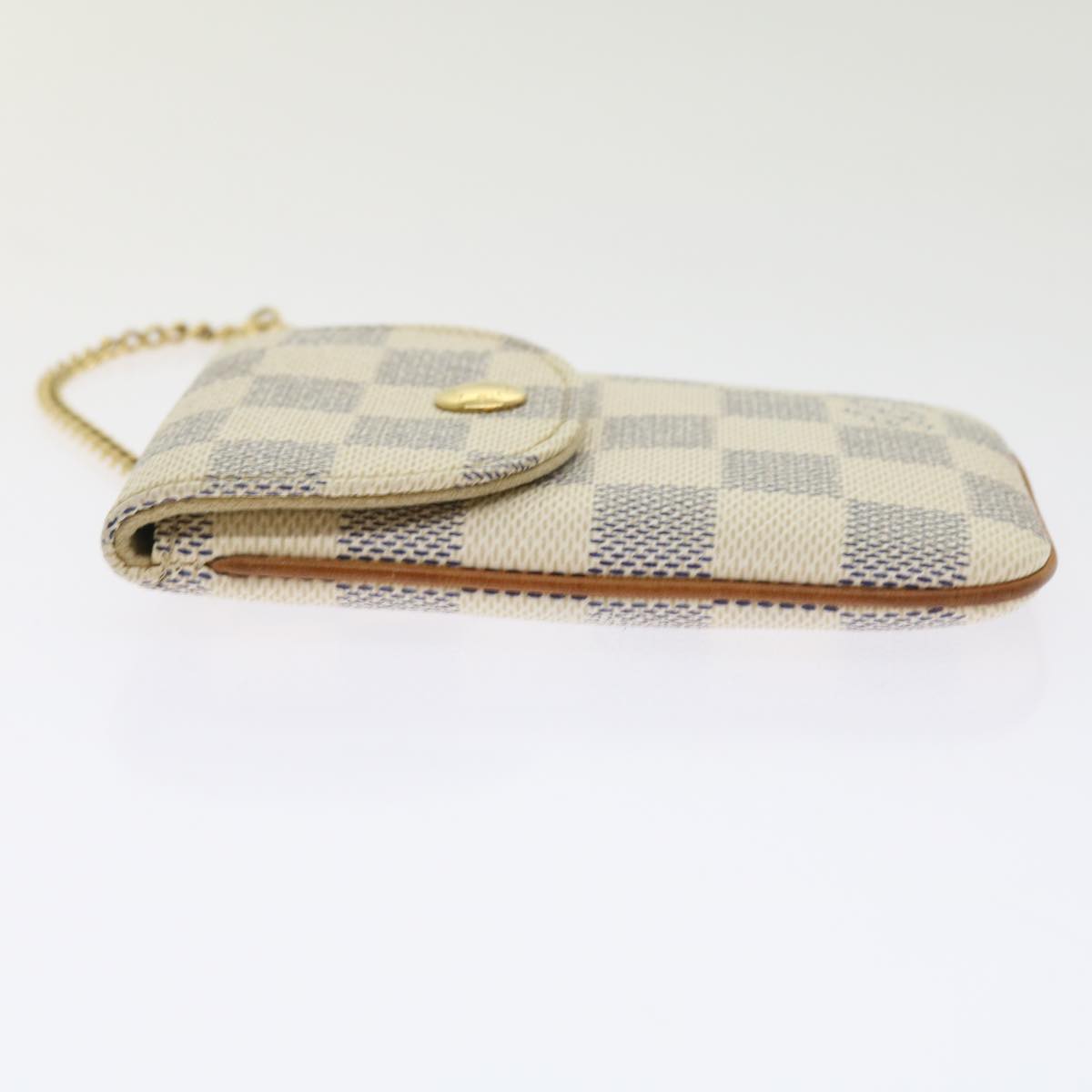 LOUIS VUITTON Damier Azur Etui Telephonne MM Cell Phone Case N60026 55924