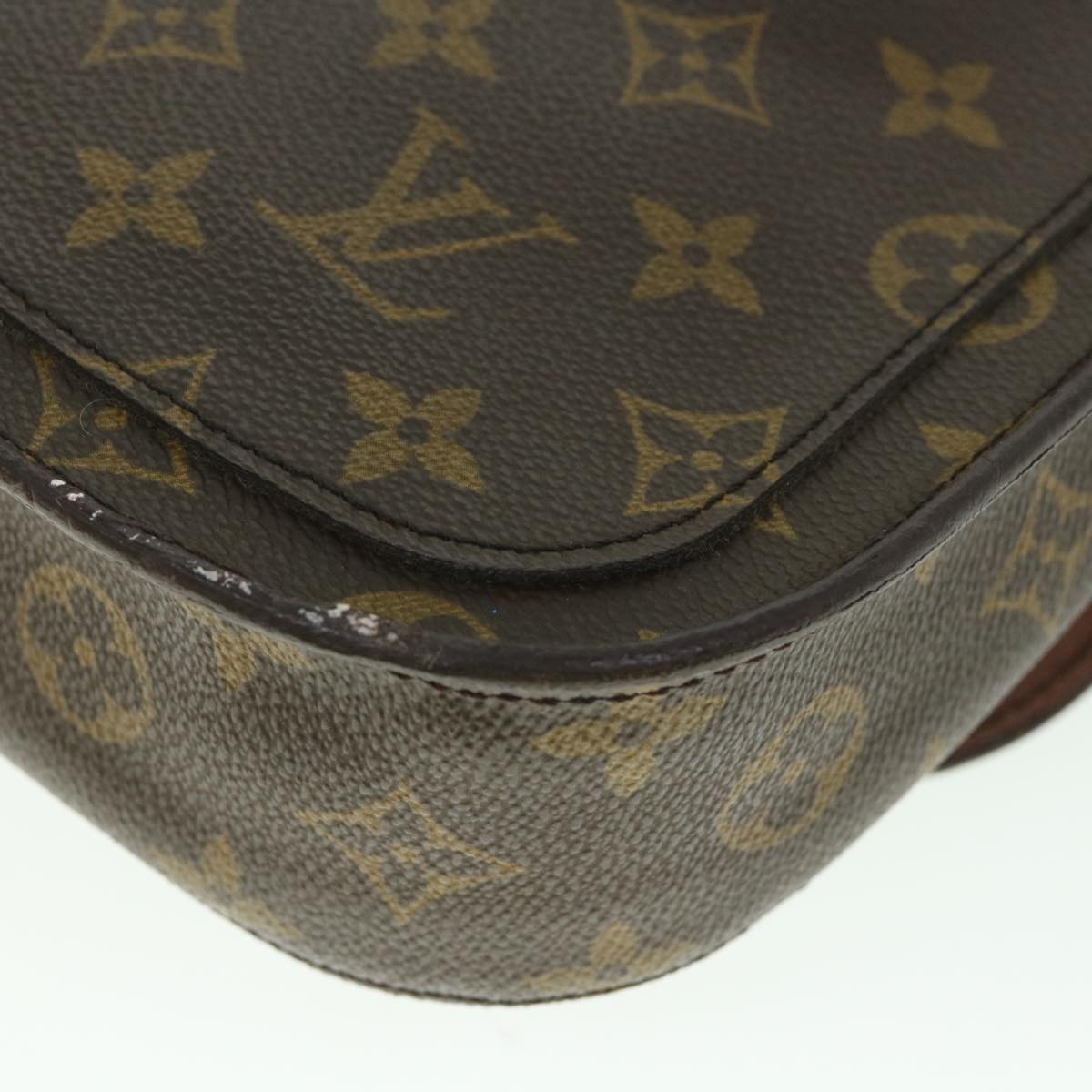 LOUIS VUITTON Monogram Saint Cloud MM Shoulder Bag M51243 LV 55929