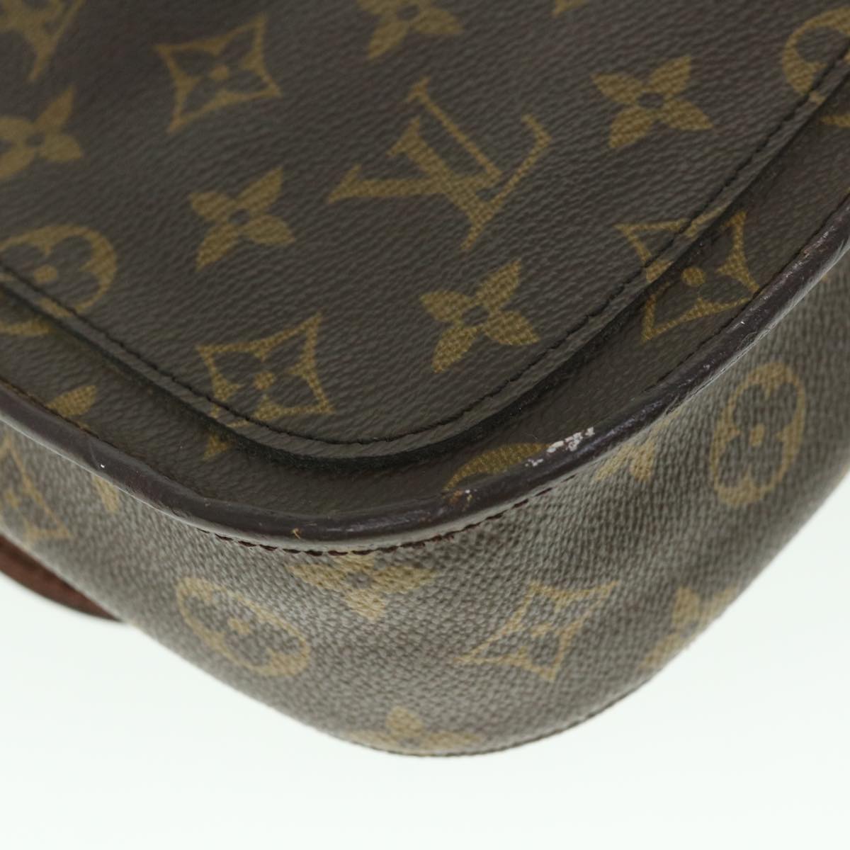 LOUIS VUITTON Monogram Saint Cloud MM Shoulder Bag M51243 LV 55929