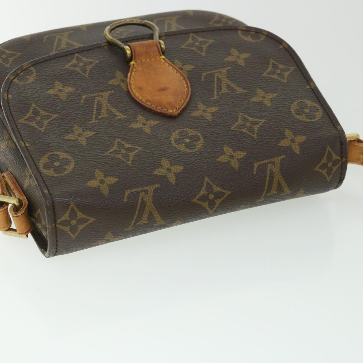 LOUIS VUITTON Monogram Saint Cloud MM Shoulder Bag M51243 LV 55929