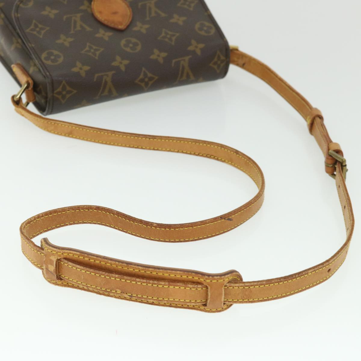LOUIS VUITTON Monogram Saint Cloud MM Shoulder Bag M51243 LV 55929