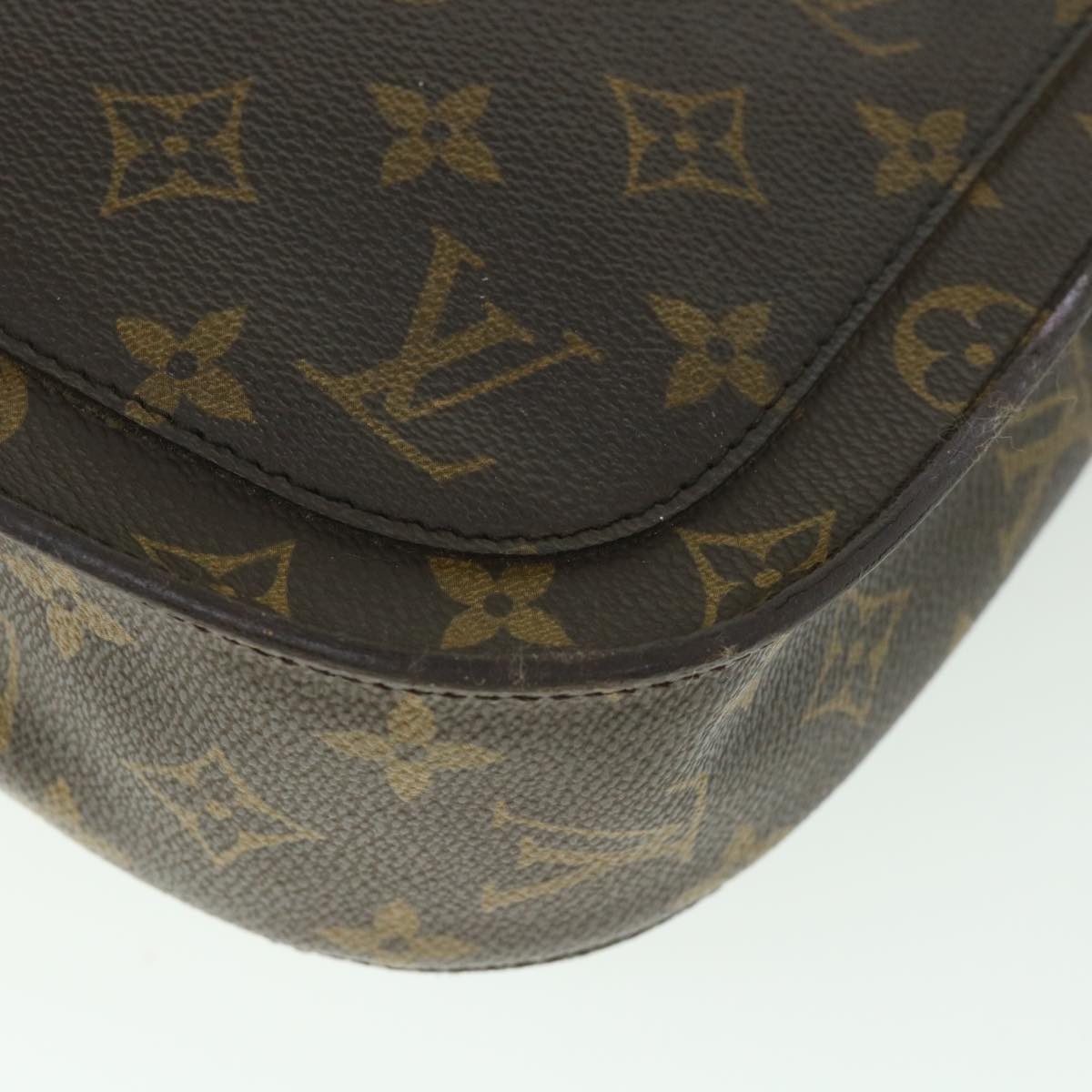 LOUIS VUITTON Monogram Saint Cloud GM Shoulder Bag M51242 LV 55936