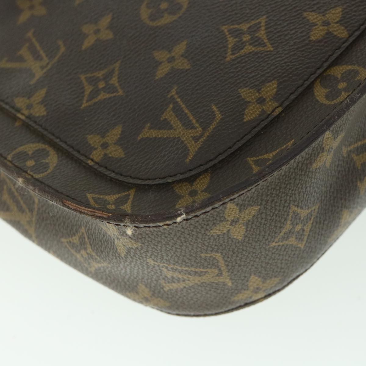 LOUIS VUITTON Monogram Saint Cloud GM Shoulder Bag M51242 LV 55936