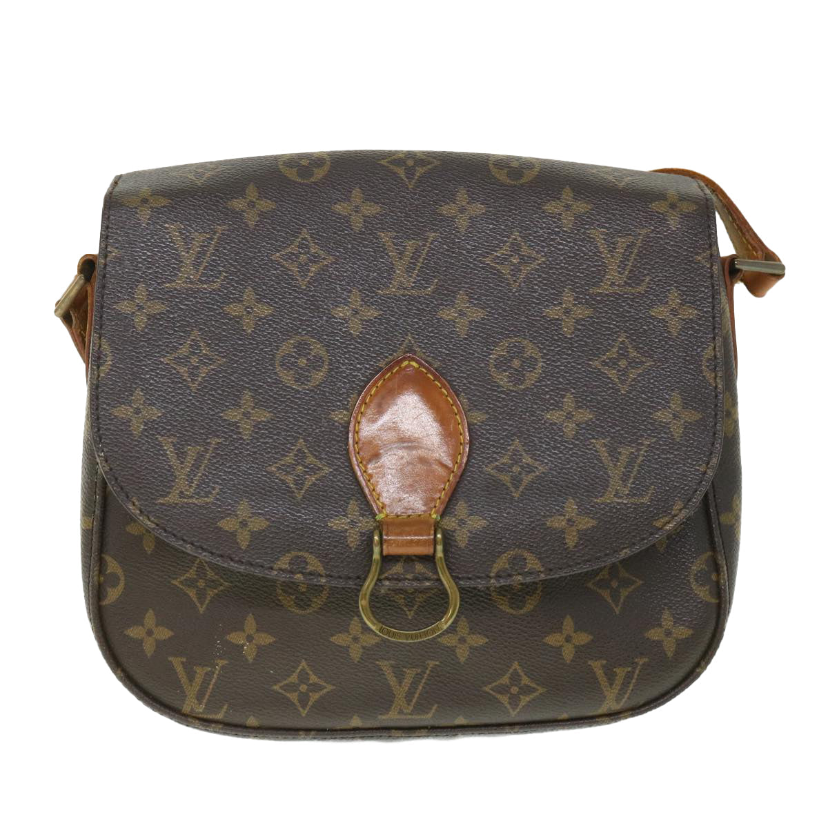 LOUIS VUITTON Monogram Saint Cloud GM Shoulder Bag M51242 LV 55936