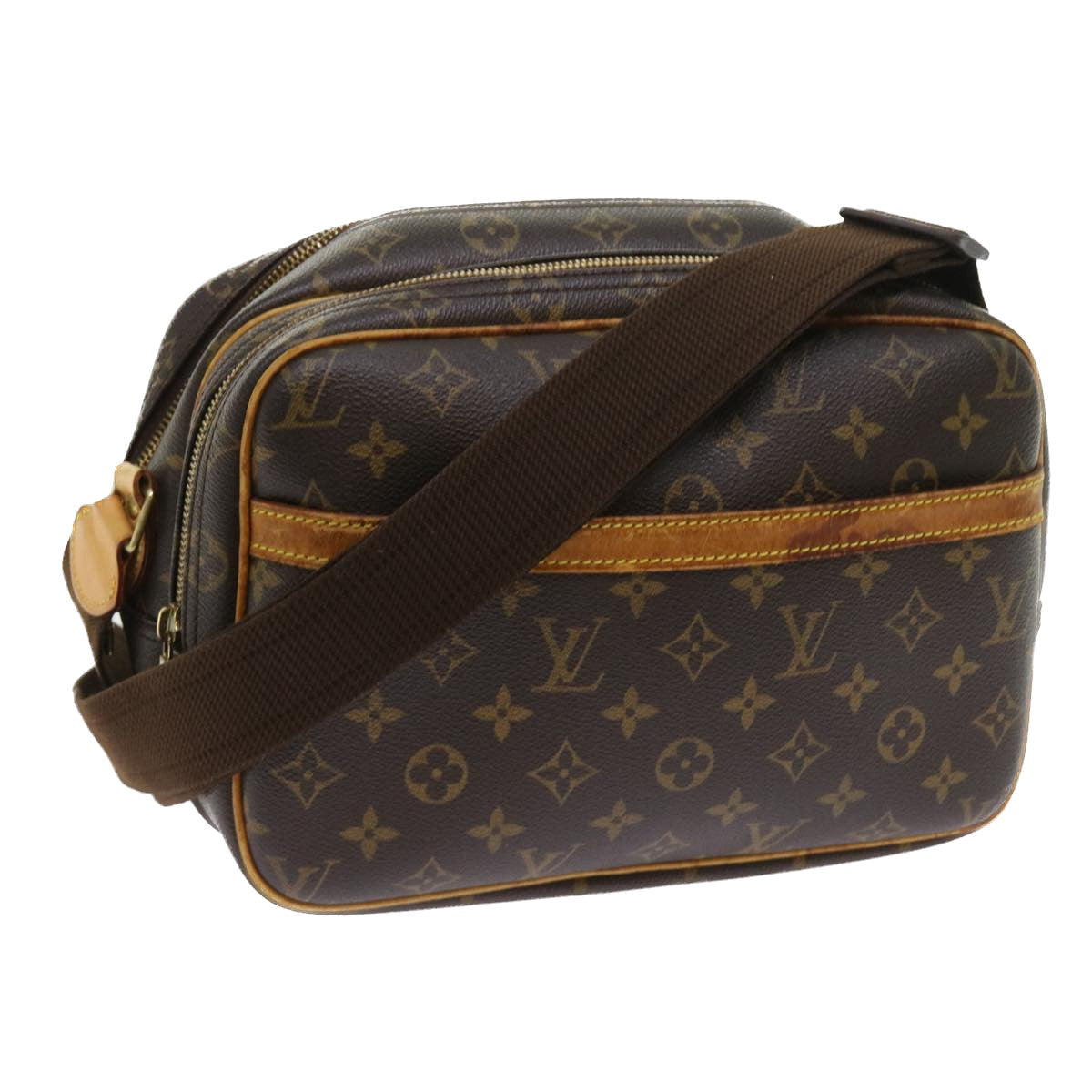 LOUIS VUITTON Monogram Reporter PM Shoulder Bag M45254 LV 55948