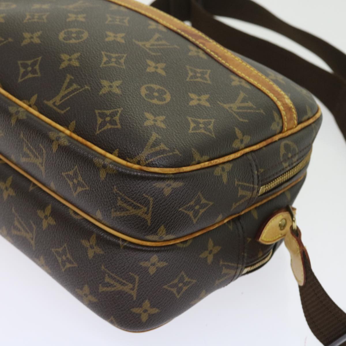 LOUIS VUITTON Monogram Reporter PM Shoulder Bag M45254 LV 55948