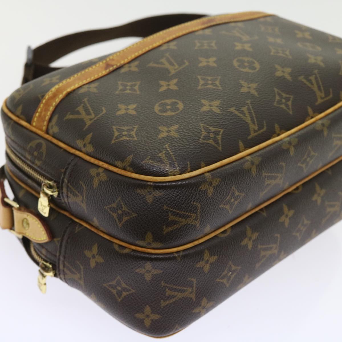 LOUIS VUITTON Monogram Reporter PM Shoulder Bag M45254 LV 55948