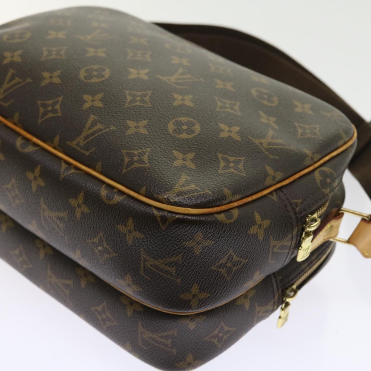 LOUIS VUITTON Monogram Reporter PM Shoulder Bag M45254 LV 55948