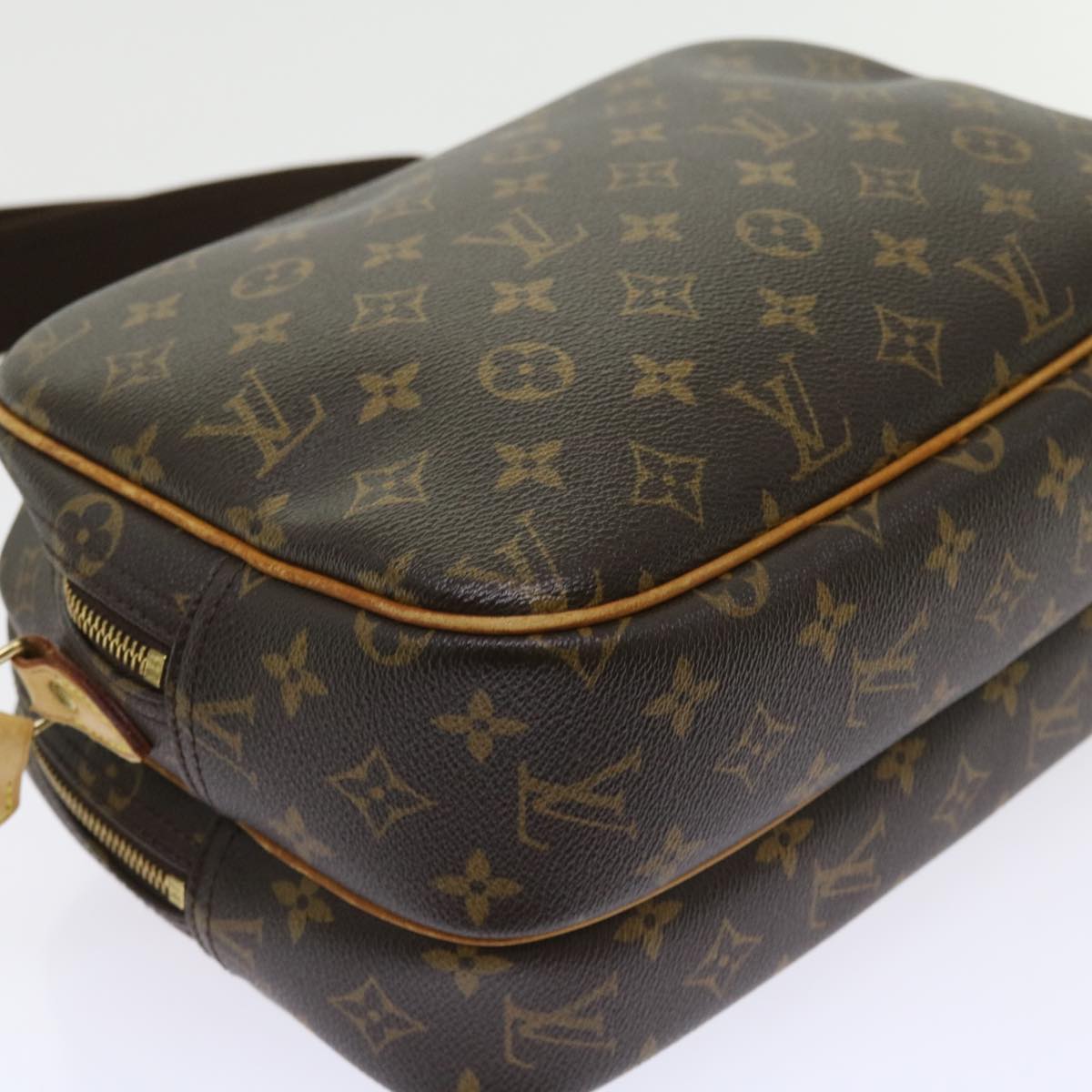 LOUIS VUITTON Monogram Reporter PM Shoulder Bag M45254 LV 55948