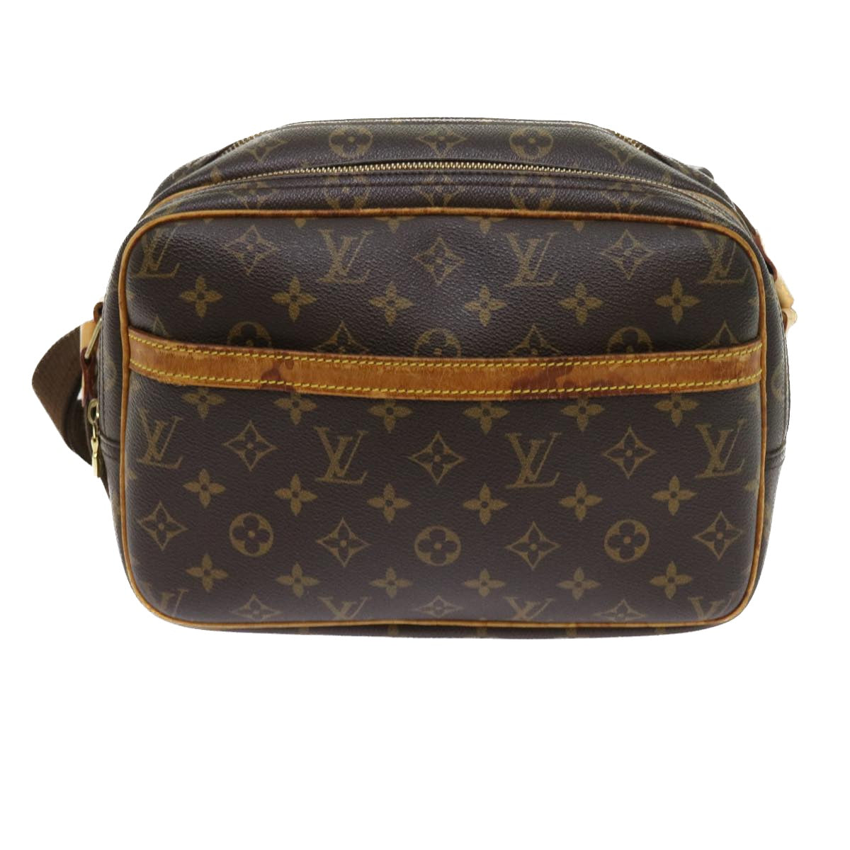 LOUIS VUITTON Monogram Reporter PM Shoulder Bag M45254 LV 55948