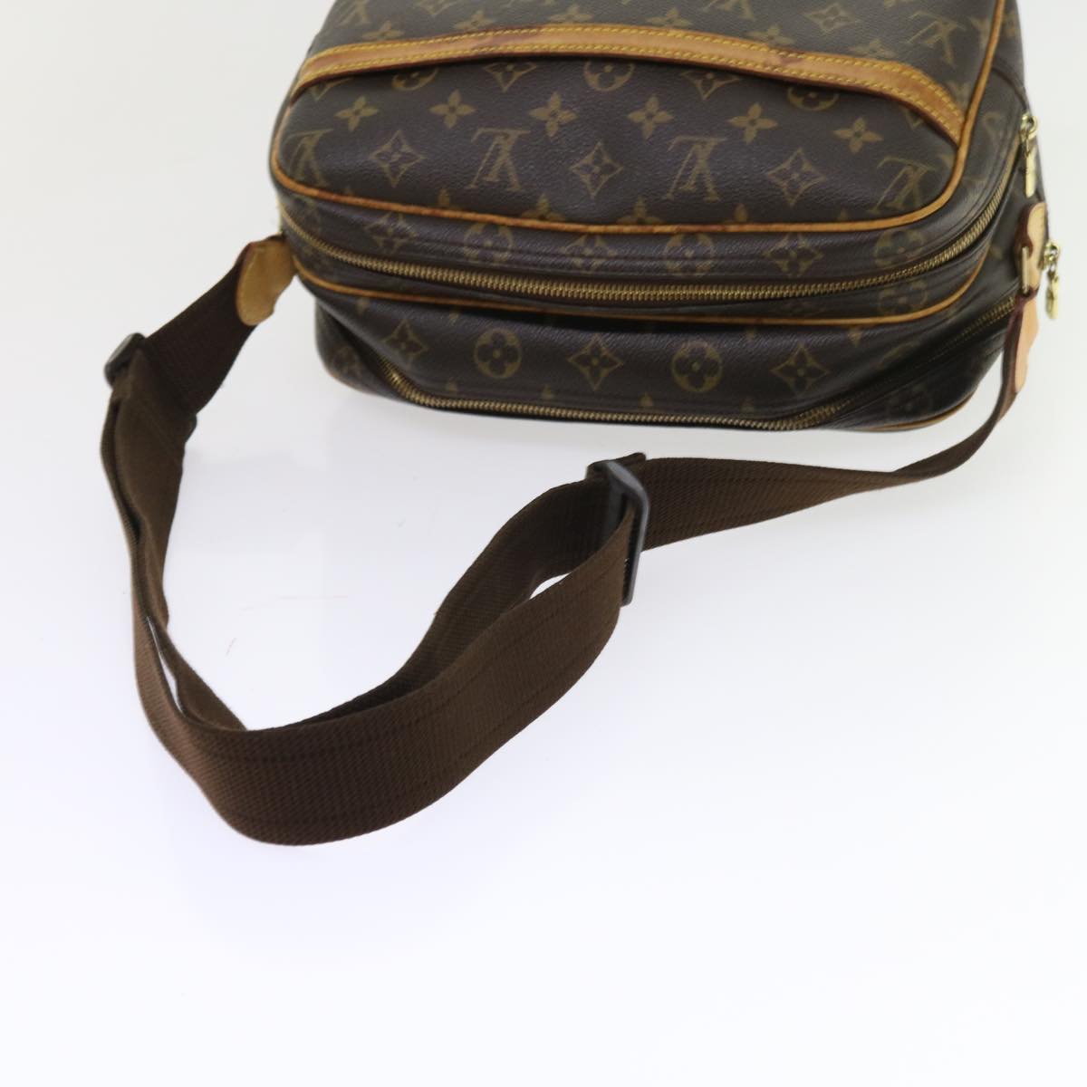 LOUIS VUITTON Monogram Reporter PM Shoulder Bag M45254 LV 55948