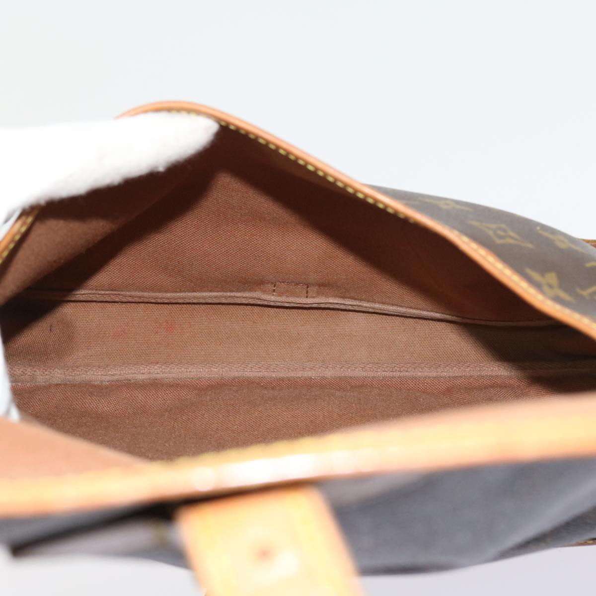LOUIS VUITTON Monogram Saumur 30 Shoulder Bag M42256 LV 55952