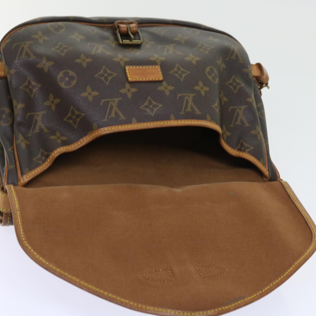 LOUIS VUITTON Monogram Saumur 30 Shoulder Bag M42256 LV 55952