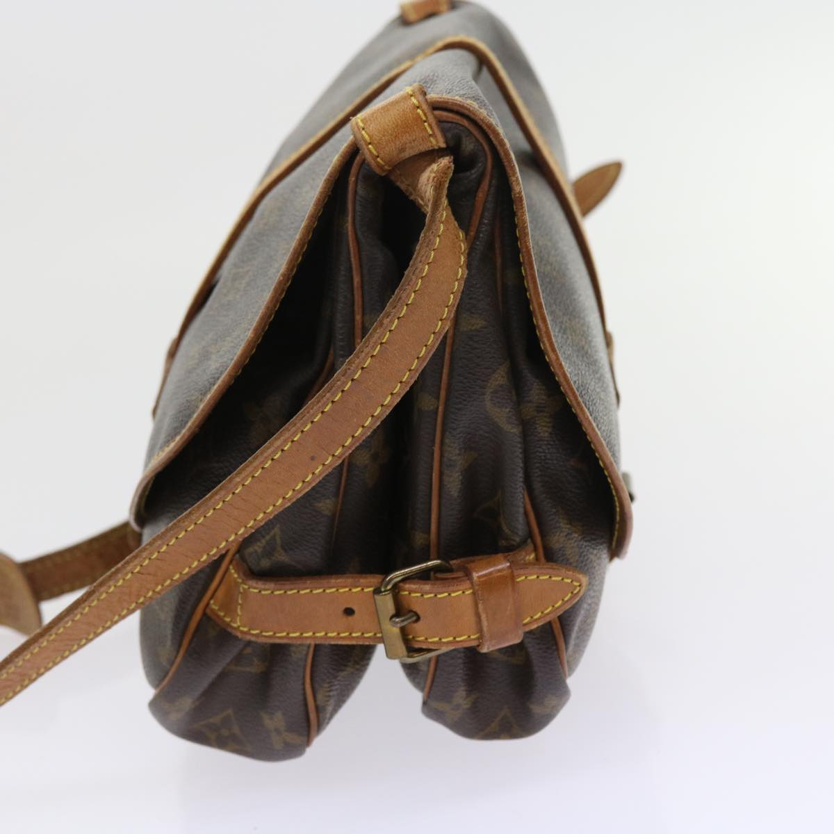 LOUIS VUITTON Monogram Saumur 30 Shoulder Bag M42256 LV 55952