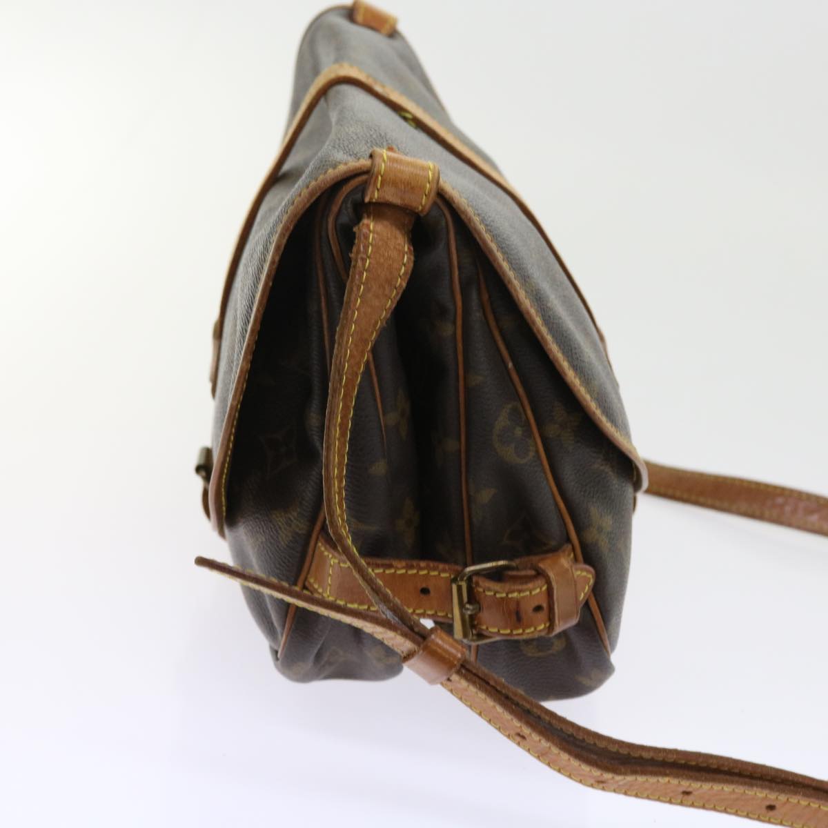 LOUIS VUITTON Monogram Saumur 30 Shoulder Bag M42256 LV 55952